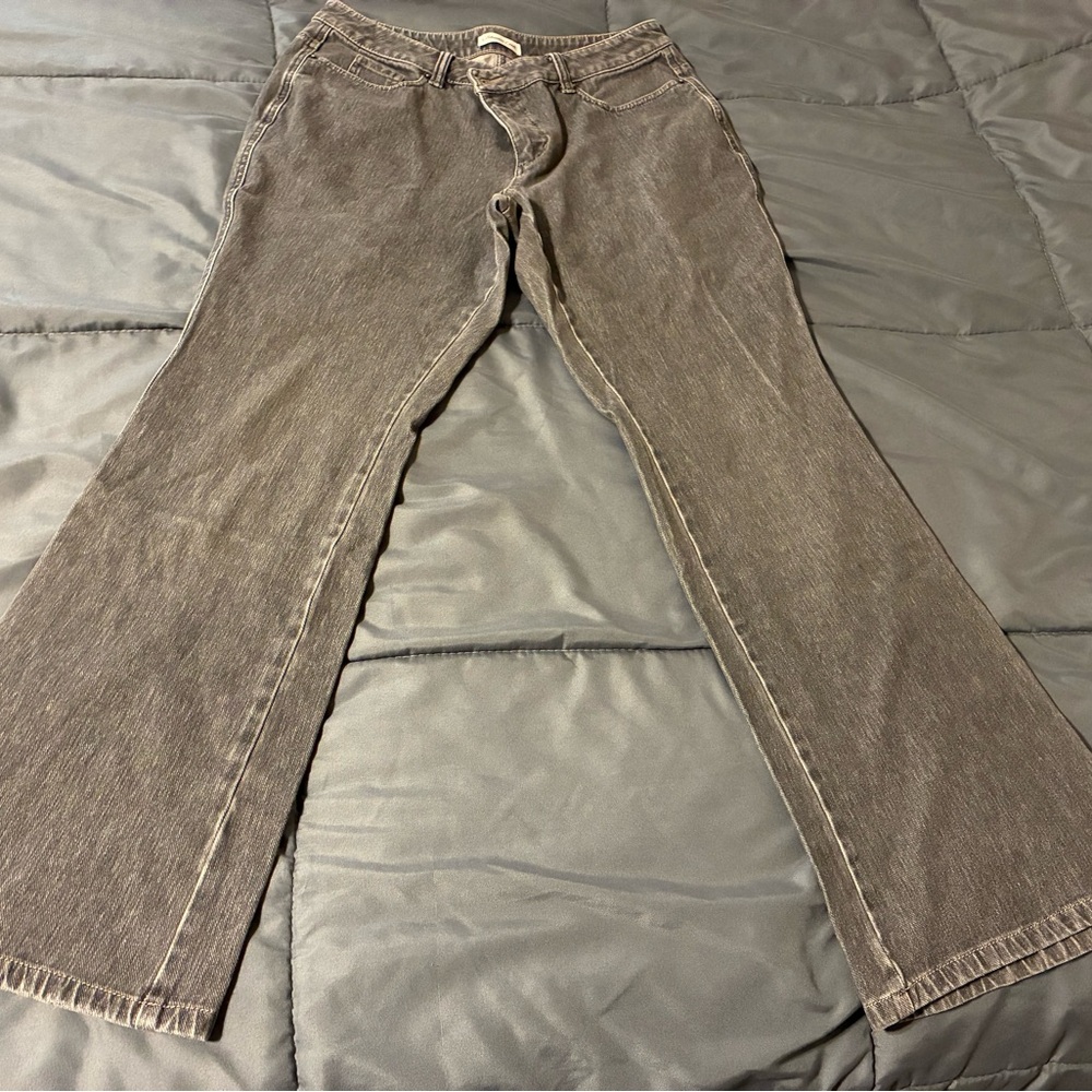 Coldwater Creek Grey Flared Jeans